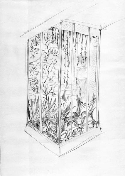Giardino nel cavedio, un giardino in appartamento.